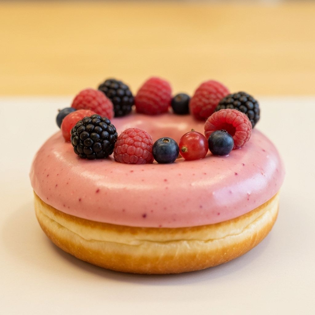 Raspberry Lemon Dream Donut